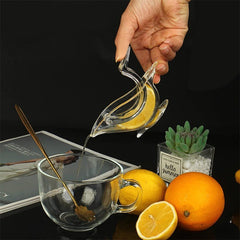 Storcator de Citrice Manual, Kadeny, Rezistente, Usor de Folosit si Depozitat, Durabil, Calitativ, 12x5cm, Model Pasare, Transparent