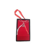 Martisor Argint 925 Inima cu Fluture 5cm x 8cm