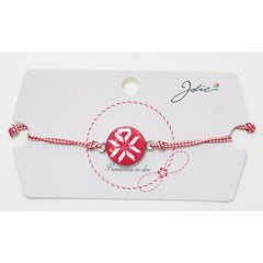 Martisor Bratara Traditionala, Pandantive Aprox 2 cm, Model 8