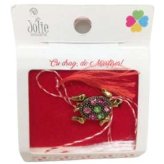 Martisor Brosa Broasca Testoasa cu Pietre Model B-22 5.5cm x 7cm