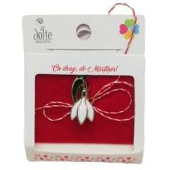 Martisor Brosa Ghiocel Model B-20 5.5cm x 7cm
