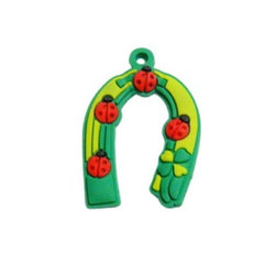 Martisor Cauciuc Potcoava cu Buburuza