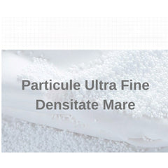 Masca de dormit, Kadeny, 2 in 1, cu Tetiera, din Particule de Spuma si Bumbac, Gri Deschis