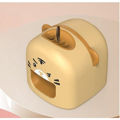 Masina de Decojit Seminte, Kadeny, Mini Deschizator, Model Tigru, Incarcare USB, 9.7x10x8.6 cm, Portocaliu