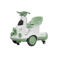 Masinuta Electrica, Kaveny, pe 4 Roti, cu Telecomanda, Lumini Led si Muzica, +2 ani, Inaltime Reglabila, Verde