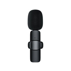 Microfon Lavaliera Wireless, Kadeny, 1 Microfon si 1 Receptor 3.5 mm, Autonomie 1-3h, Bluetooth 5.0, >70dB, Baterie 50 mAh, Negru