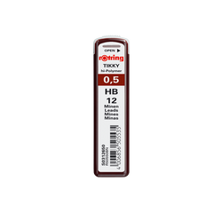 Mine creion mecanic Rotring Tikky, 0.5mm, HB, set 12 buc