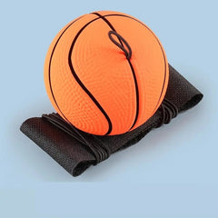 Minge Saltareata Hiperelastica, Kaveny, Model Minge de Basket cu Fixare de Mana, Space Moon Ball foarte Elastica, Antistress pentru Copii, Diametru 66 mm, Portocaliu