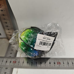 Minge Saltareata Hiperelastica, Kaveny, Space Moon Ball foarte Elastica, Antistress pentru Copii, Diametru 66 mm, Multicolor Verde
