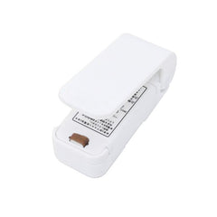 Mini Aparat de Sigilat Pungi cu Baterii, Kadeny, Etansare prin Caldura, Spate Magnetic, Portabil, 9.7x3 cm, Alb