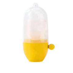 Mini Shaker Manual pentru Oua, Kadeny, pentru Galbenusuri si Albusuri, Mixer Amestecare, 15x6 cm, Galben