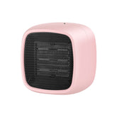 Mini radiator electric portabil Kaveny, 800 W, 2 trepte, 150x120x175 mm, roz