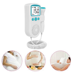 Monitor Fetal Doppler, Kaveny, Monitorizare Sarcina, Ritm Cardiac, Ecran LCD 4.5 cm, 2 x Baterii AA (neincluse), Portabil, din ABS, 12.8 x 9.6 x 3 cm, Utilizare de la 9 Saptamani, Verde