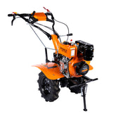 Motocultor DETOOLZ 7CP 280CC, motorina, 4T, 3 viteze, pornire manuala, cu roti