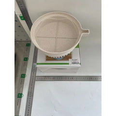 Bol Feliator pentru Salata, Kadeny, Castron Multifunctional pentru Legume si Fructe, pentru Spalat si Taiat Legumele, cu Scurgere si Tocator, Ergonomic, Protectie pentru Maini, 21x18.5x11.5 cm, Alb