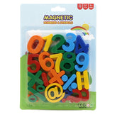 Set 37 Cifre si Simboluri, Kaveny, Magnetice, pentru Frigider, din Plastic, +3 Ani, 13 x 18 x 14 cm, Multicolor