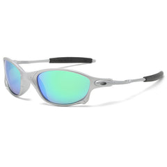Ochelari de Soare, Kaveny, pentru Sportivi, Polarizati, UV400, din Metal si ABS, 14.8 x 14.6 x 1.9 cm, Gri