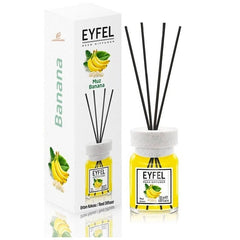 Odorizant camera cu betisoare Eyfel, banana, 120ml