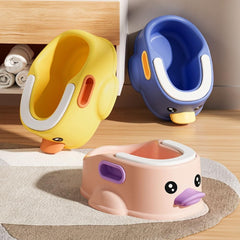 Olita pentru Copii, Kadeny, +1an, Portabila, Design Ratusca, Model Prietenos, Non-Toxic, Compartiment Detasabil, cu Maner, Usor de Curatat, Albastru