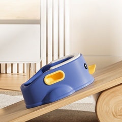 Olita pentru Copii, Kadeny, +1an, Portabila, Design Ratusca, Model Prietenos, Non-Toxic, Compartiment Detasabil, cu Maner, Usor de Curatat, Albastru