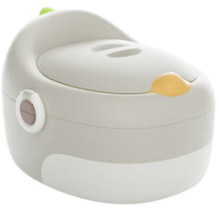 Olita pentru Copii, Kadeny, 3 in 1, Detasabila, Inaltator, Reductor WC, cu Capac, 100 de Saci de Unica Folosinta, Gri