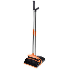 Set matura si faras cu coada, Kaveny, Pentru uz casnic, Plastic/Otel, Portocaliu/Negru, Depozitare verticala, 26x25.5x83 cm