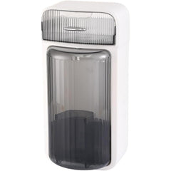 Organizator Baie, Kaveny, 4 Compartimente si 1 Sertar, Rotire 360 Grade, din PP+PET, 27.5 x 16 x 11 cm, Alb/Negru