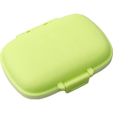Organizator medicamente, Plastic, 8 compartimente, 0.1 L, Verde, Kaveny, 11 x 7 cm