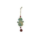 Ornament de brad om de zapada, Kaveny, multicolor, lemn, 17 cm