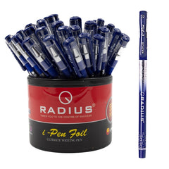 Pachet PROMO - 55x Pix Radius i-Pen, 0.7mm, cu capac, albastru, 40+15 gratuit