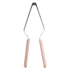 Paleta pentru Taiat si Servit Prajituri, Kaveny, Otel Inoxidabil, Maner Usor de Prins, Divizor Triunghiular, 27 x 12 cm, Roz