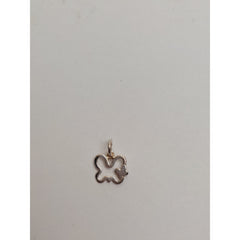 Pandantiv, Jolie Silver, Argint 925, Model Fluture Dublu, 0.9g, 1.2 cm x 1.2 cm