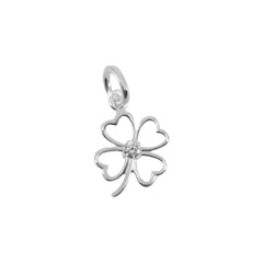 Pandantiv Argint 925 Jolie Silver Trifoi cu Piatra, 0.81 g