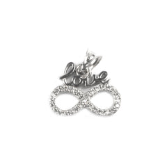 Pandantiv Infinit Love, Argint 925, 1.5 x 1.5 cm, 1.13 g