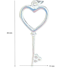 Pandantiv, Jolie Silver, Argint 925, Model Cheie, 35 x 11 mm, 0.9 g