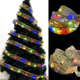 Panglica LED de Craciun Kaveny Aurie, lungime 10 m , 100 LED-uri, Multicolor