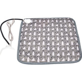 Patura electrica pentru animale de companie, Kaveny, perna pentru caini, 45 x 45 cm, 28 W, 3 trepte de reglaj, perna pentru pisici, Anti-Alunecare, Gri