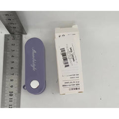 Peeler pentru Legume si Fructe, Kadeny, 3.6 x 9.1 cm, Multifunctional, Curatator Pliabil, din ABS si Otel Inoxidabil, Mov