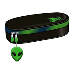 Penar neechipat St.Majewski St.Right Green Power - Alien, 1 fermoar, 1 extensie, negru cu verde