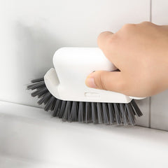 Perie Multifunctionala 3 in 1 de Curatare, Kaveny, pentru Bucatarie, Vesela, Geamuri, Cap Detasabil, 9x15x2.5 cm, Gri