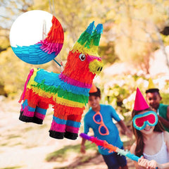Pinata Magarus pentru Petrecere, Kaveny, Pinata din Hartie si Carton, Pinata pentru Copii, 50 x 35 x 10 cm, Multicolor