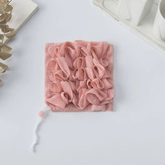 Prosop de Baie, Kadeny, 2in1, cu Burete din Plasa, 17 x 17 cm, Roz