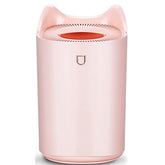 Umidificator cu duza dubla, Kaveny, de capacitate mare 3L, roz