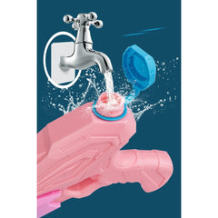 Pistol cu Apa pentru Copii, Rezervor, Pentru Piscina/Plaja, Kaveny, 6ani+, 3 duze, Roz, 770ML