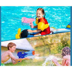 Pistol cu Apa pentru Copii, Rezervor, Pentru Piscina/Plaja, Kaveny, 6ani+, 3 duze, Roz, 770ML