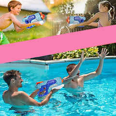 Pistol cu Apa pentru Copii, Rezervor, Pentru Piscina/Plaja, Kaveny, 6ani+, Albastru, 500ML