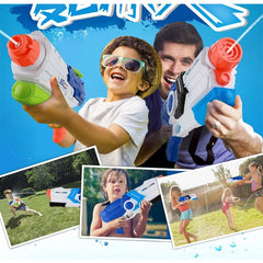 Pistol cu Apa pentru Copii, Rezervor, Pentru Piscina/Plaja, Kaveny, 6ani+, Multicolor, 600ML