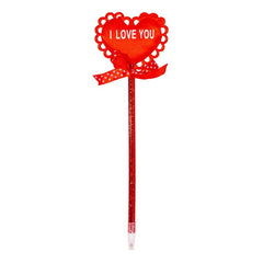 Pix cu bila CNX, figurine inima cu fundita - mesaj "I love you"