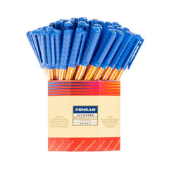 Pix cu bila Pensan OfficePen, 1.0mm, cu capac, scris albastru