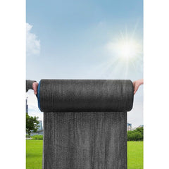 Plasa de umbrire neagra, latime 2 m, lungime 50 m, Kadeny, protectie UV, Grad de umbrire 80-90%